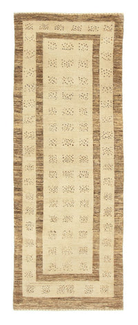 Tapis de couloir Tapis Gabbeh - Indus - 212 x 78 cm - beige