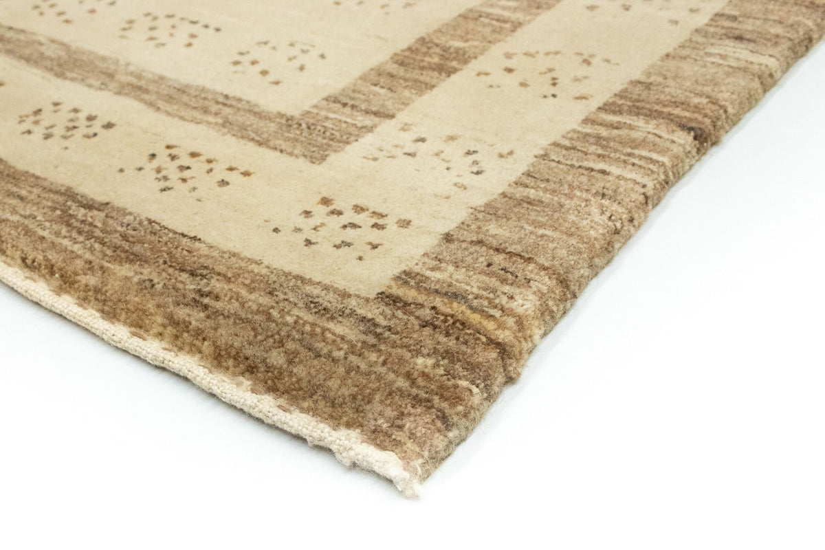 Tapis de couloir Tapis Gabbeh - Indus - 212 x 78 cm - beige