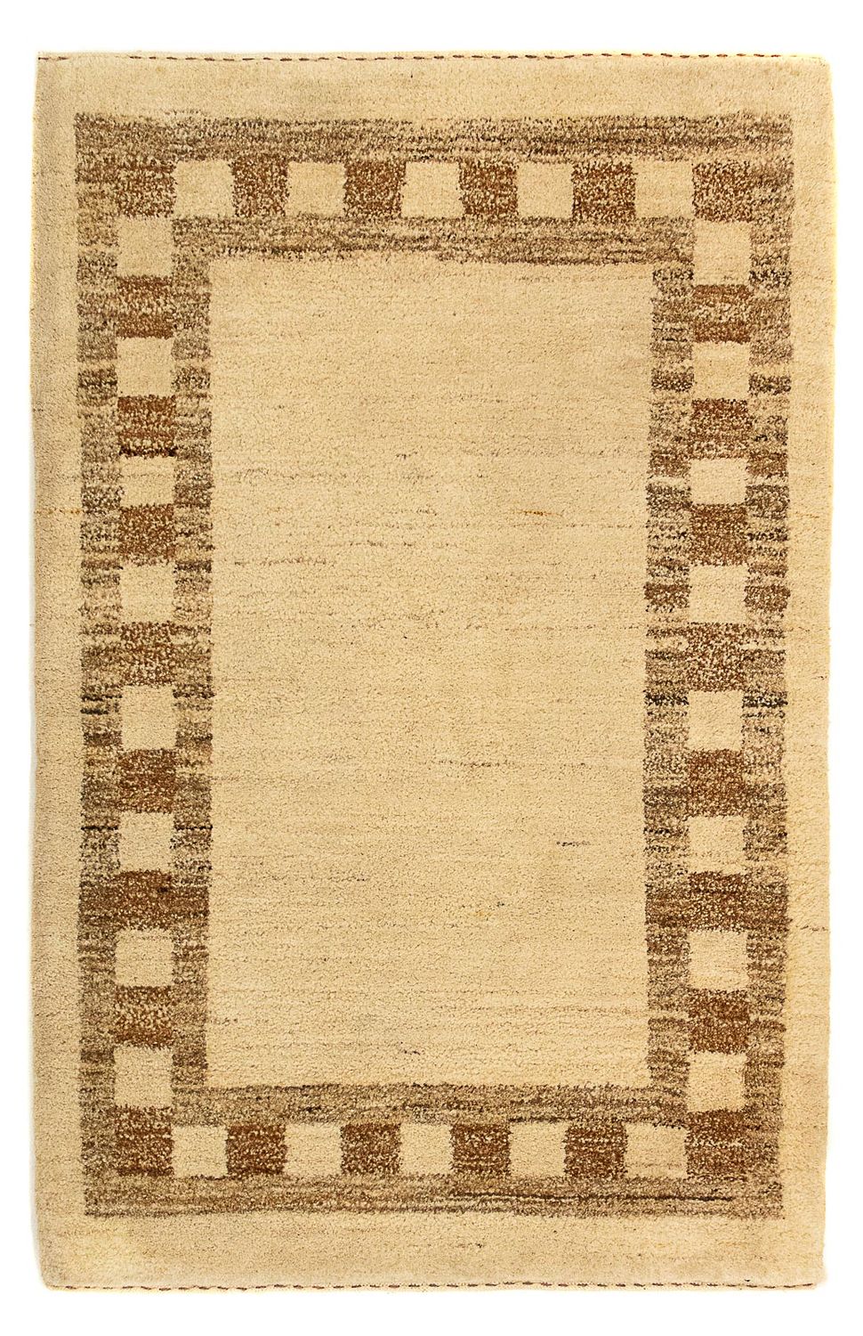 Tapis Gabbeh - Indus - 122 x 80 cm - beige