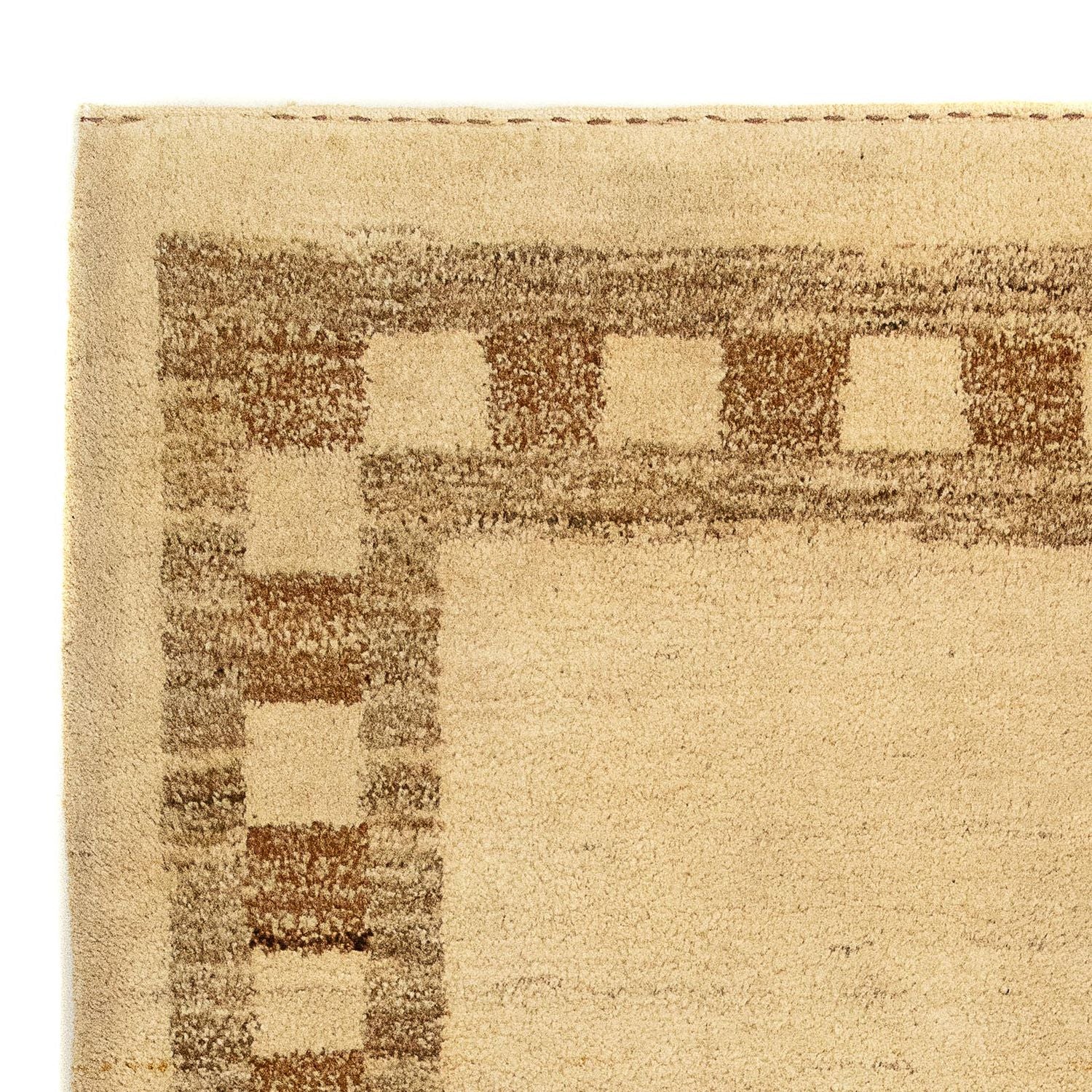 Tapis Gabbeh - Indus - 122 x 80 cm - beige