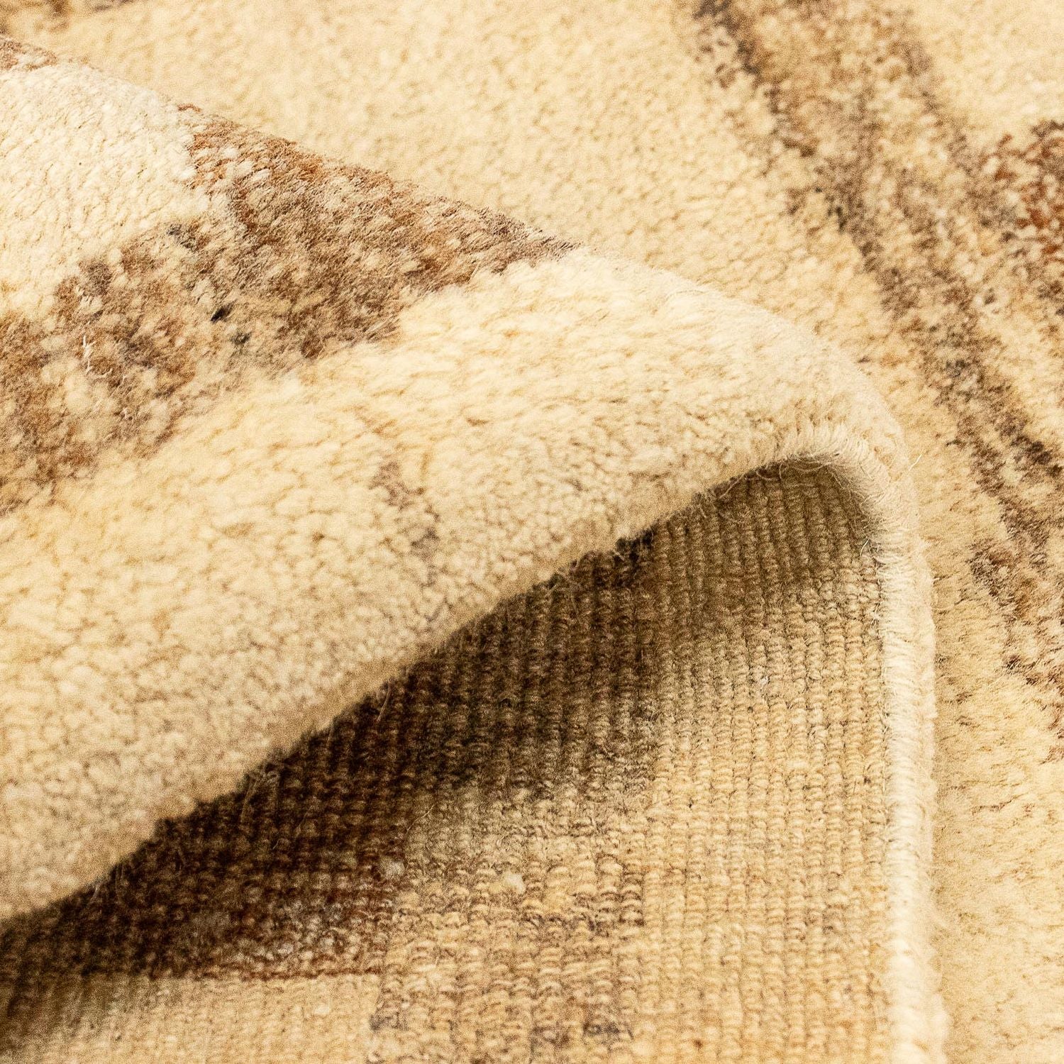 Tapis Gabbeh - Indus - 122 x 80 cm - beige