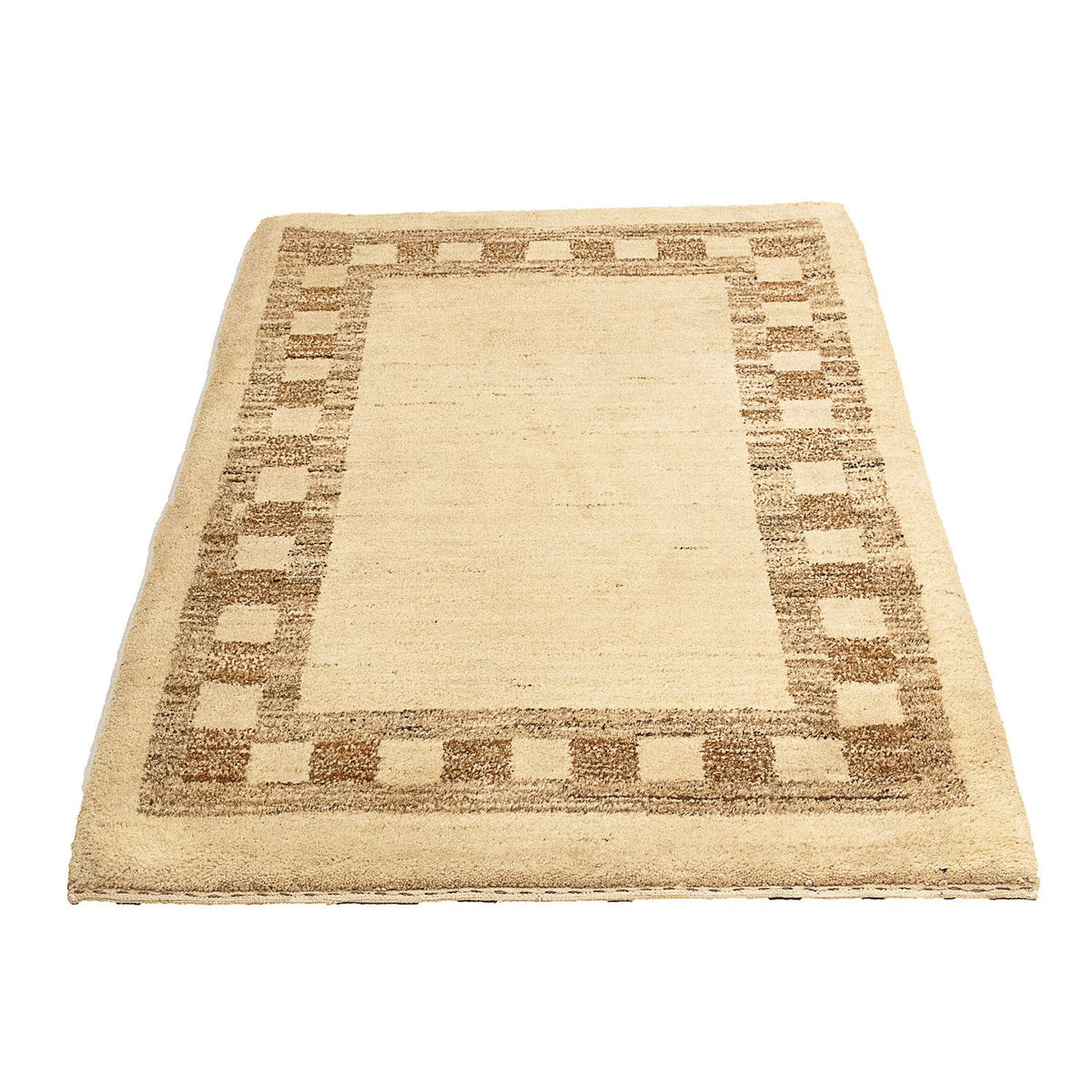 Tapis Gabbeh - Indus - 122 x 80 cm - beige