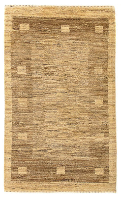 Tapis Gabbeh - Indus - 127 x 72 cm - marron clair
