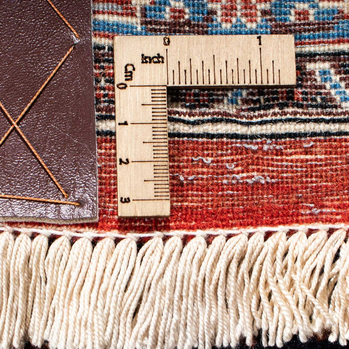 Tapis persan - Ghom - 186 x 141 cm - bleu foncé