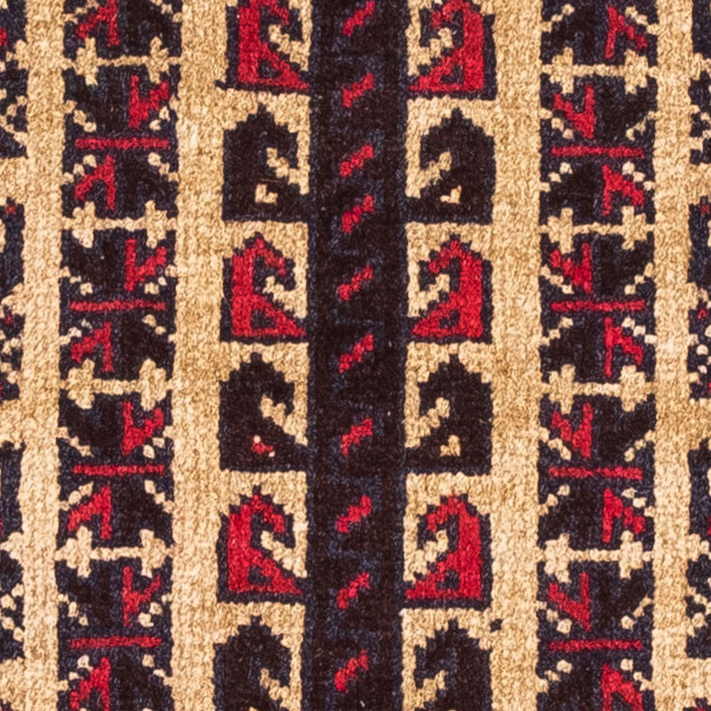 Tapis Belutsch - 130 x 82 cm - rouge foncé
