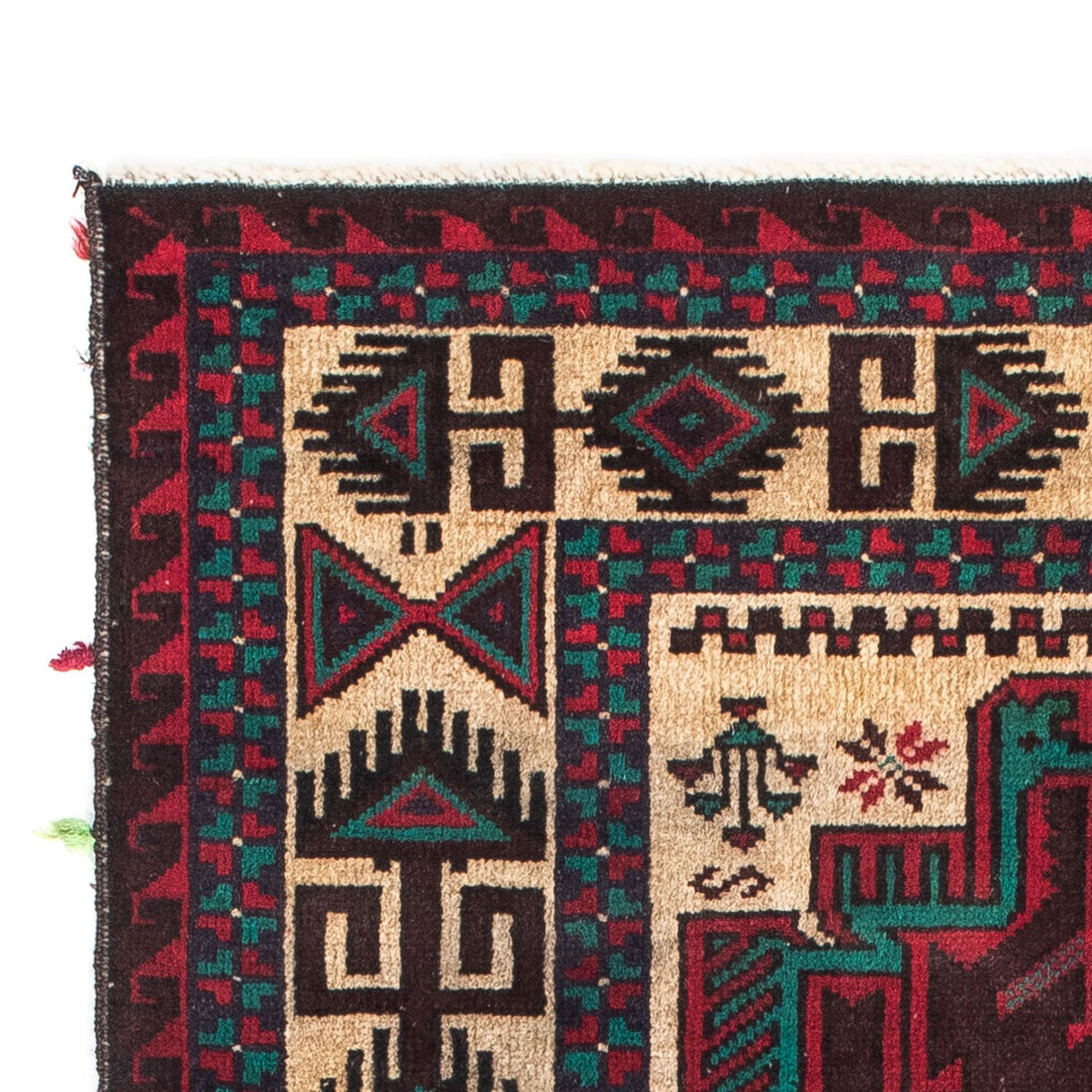 Tapis Belutsch - 139 x 77 cm - beige