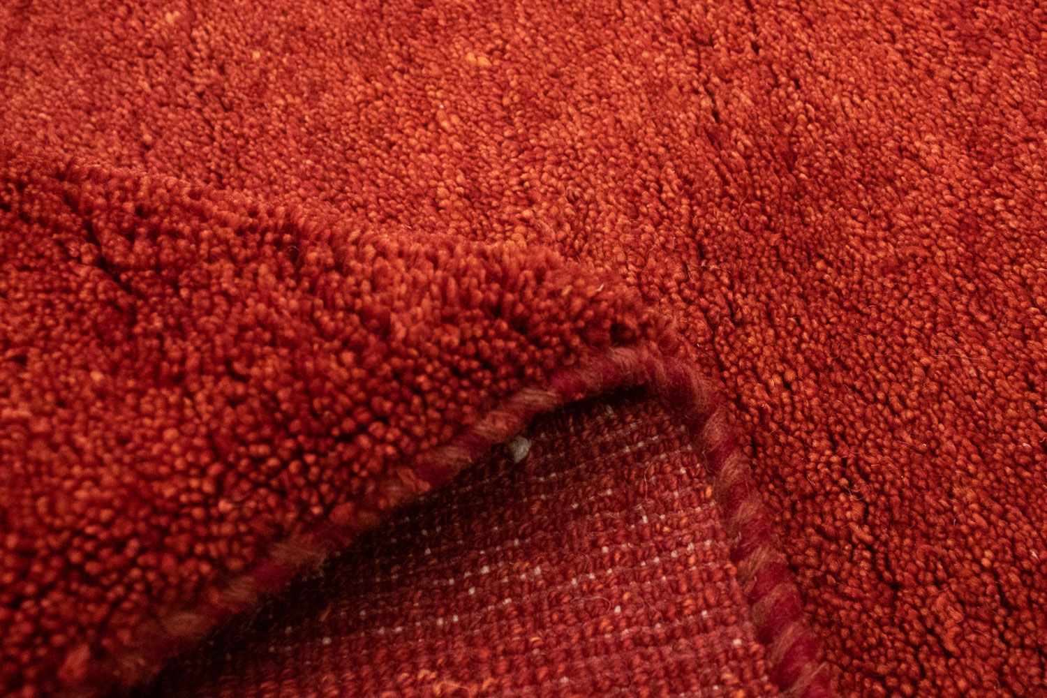 Tapis de couloir Tapis Gabbeh - Persan - 206 x 85 cm - rouge