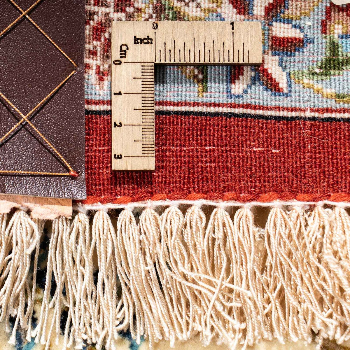 Tapis persan - Ghom - 205 x 135 cm - beige