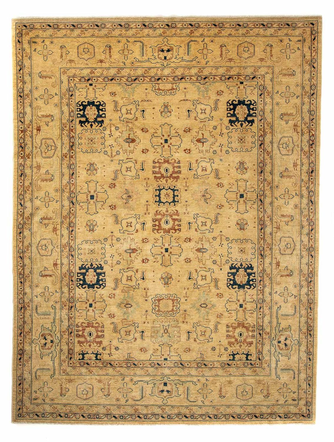 Tapis persan - Nomadic - 321 x 248 cm - marron clair