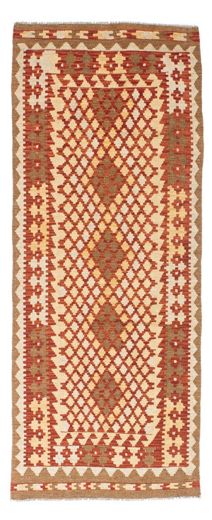 Tapis de couloir Tapis Kelim - Oriental - 197 x 79 cm - beige