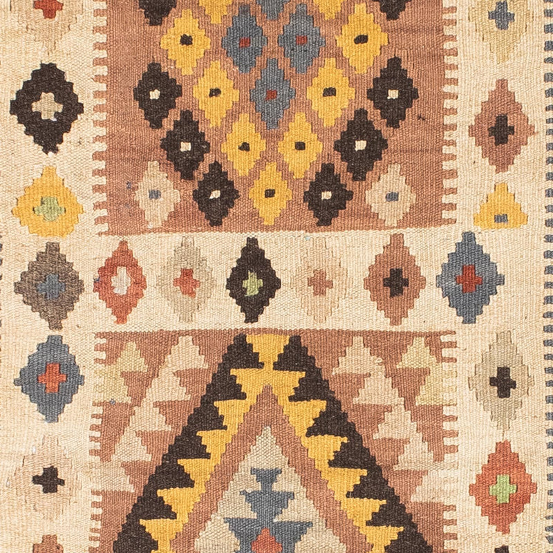 Tapis de couloir Tapis Kelim - Oriental - 208 x 82 cm - beige