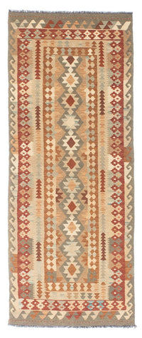 Tapis de couloir Tapis Kelim - Oriental - 200 x 78 cm - beige