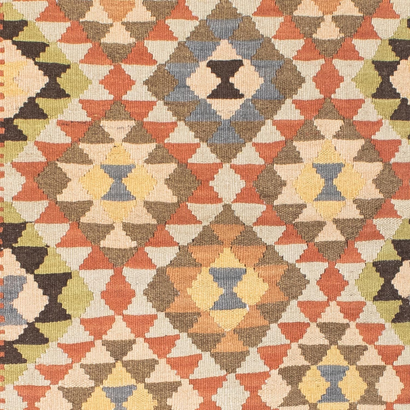 Tapis de couloir Tapis Kelim - Oriental - 200 x 91 cm - marron clair