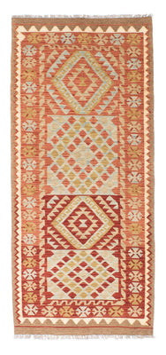 Tapis de couloir Tapis Kelim - Oriental - 193 x 84 cm - rouge clair