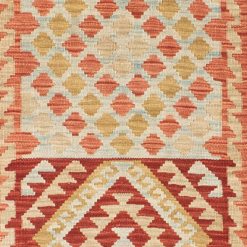 Tapis de couloir Tapis Kelim - Oriental - 193 x 84 cm - rouge clair