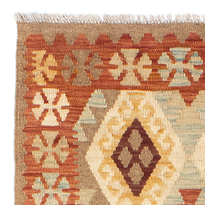 Tapis de couloir Tapis Kelim - Oriental - 201 x 78 cm - beige