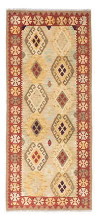 Tapis de couloir Tapis Kelim - Oriental - 199 x 79 cm - beige