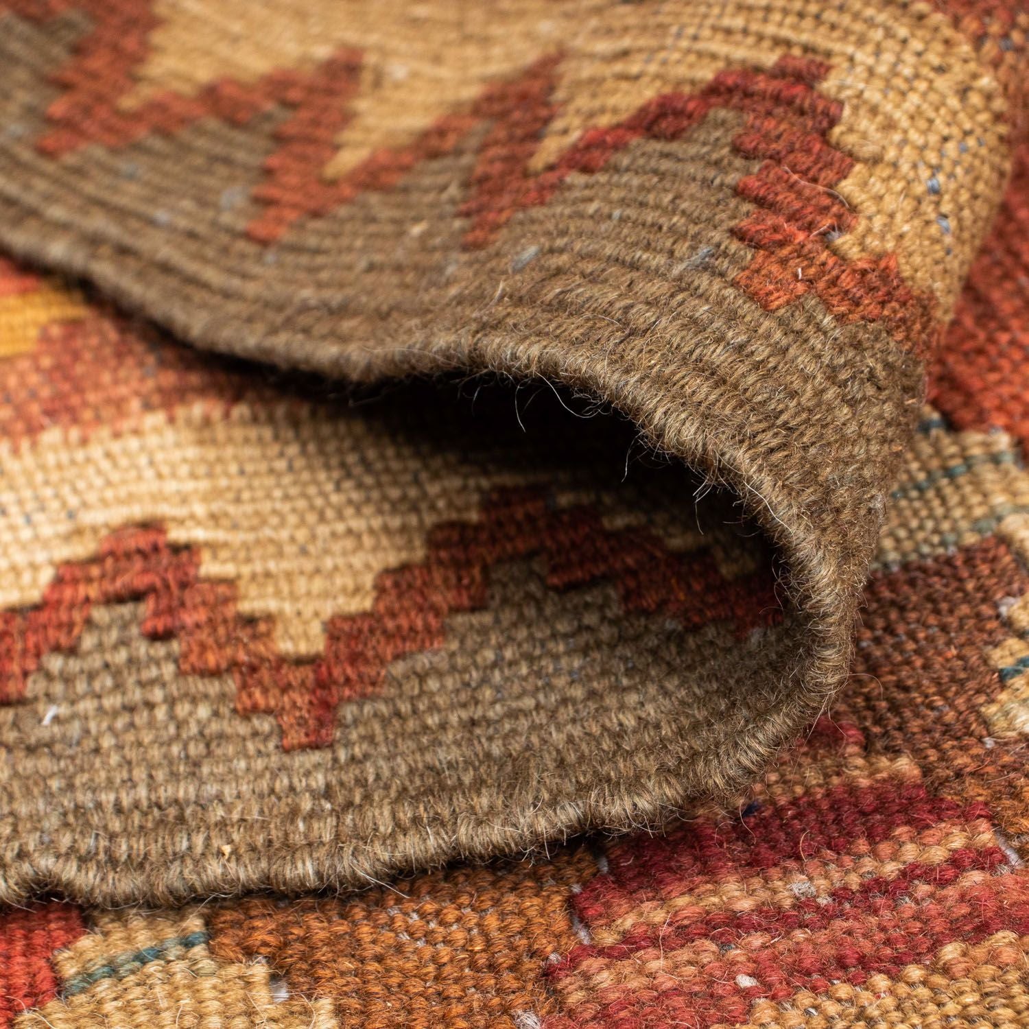 Tapis de couloir Tapis Kelim - Oriental - 192 x 78 cm - marron clair