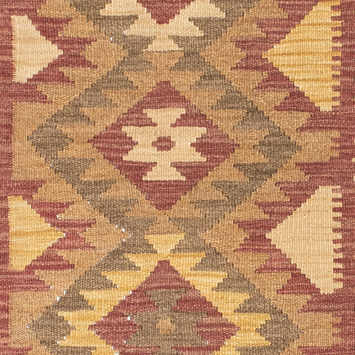 Tapis de couloir Tapis Kelim - Oriental - 192 x 77 cm - marron clair