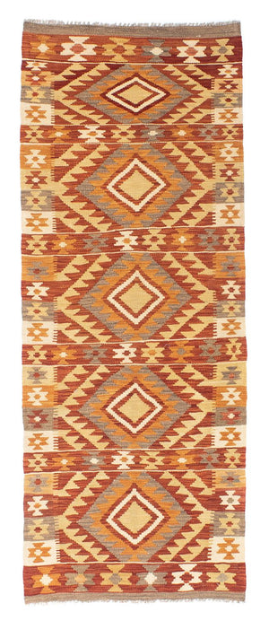 Tapis de couloir Tapis Kelim - Oriental - 187 x 72 cm - rouille