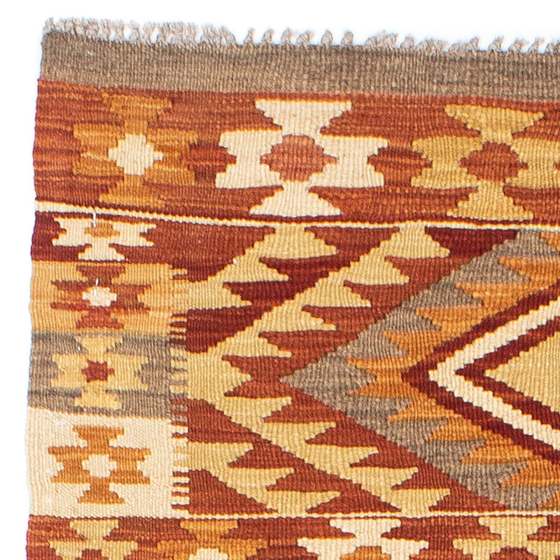 Tapis de couloir Tapis Kelim - Oriental - 187 x 72 cm - rouille