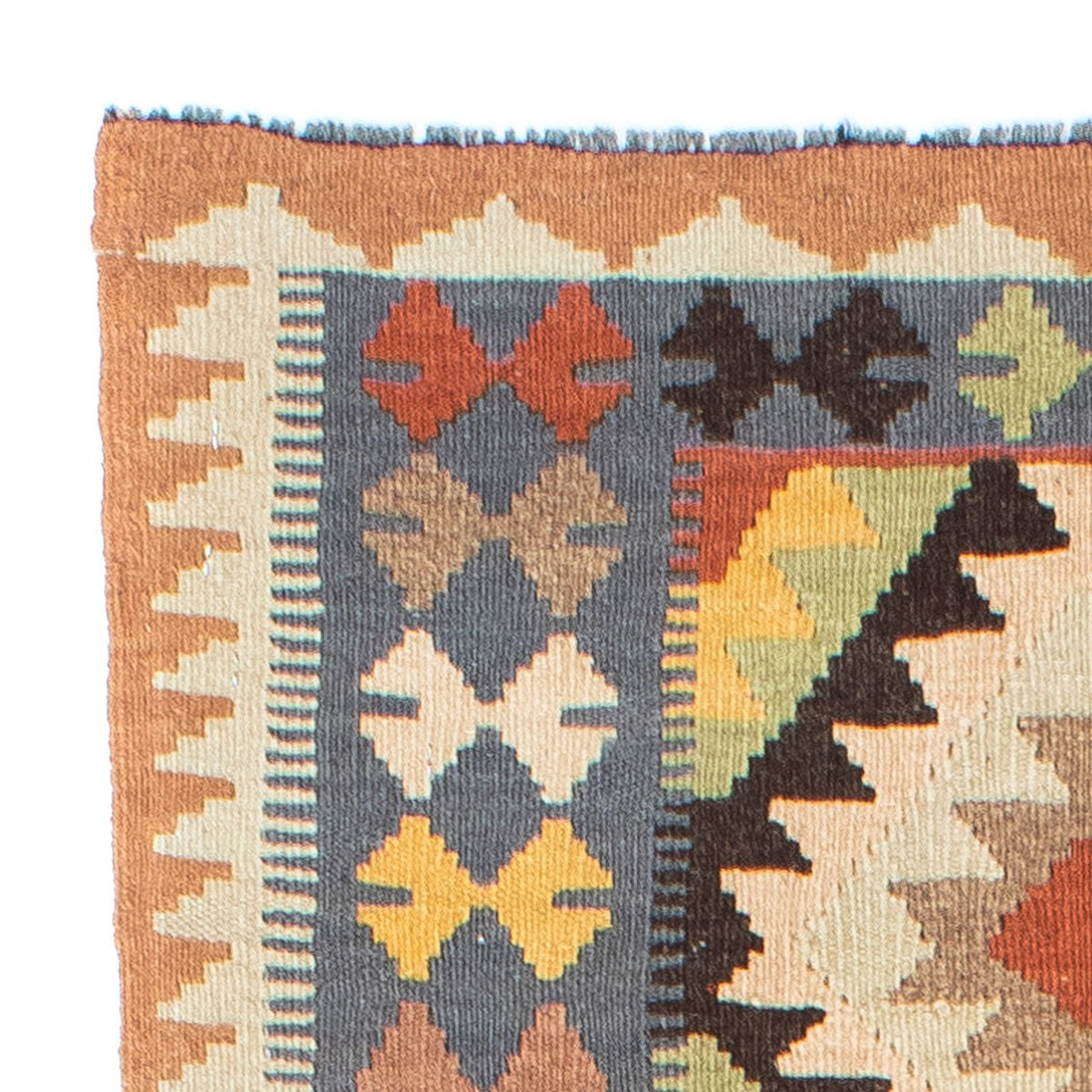 Tapis de couloir Tapis Kelim - Oriental - 230 x 69 cm - beige