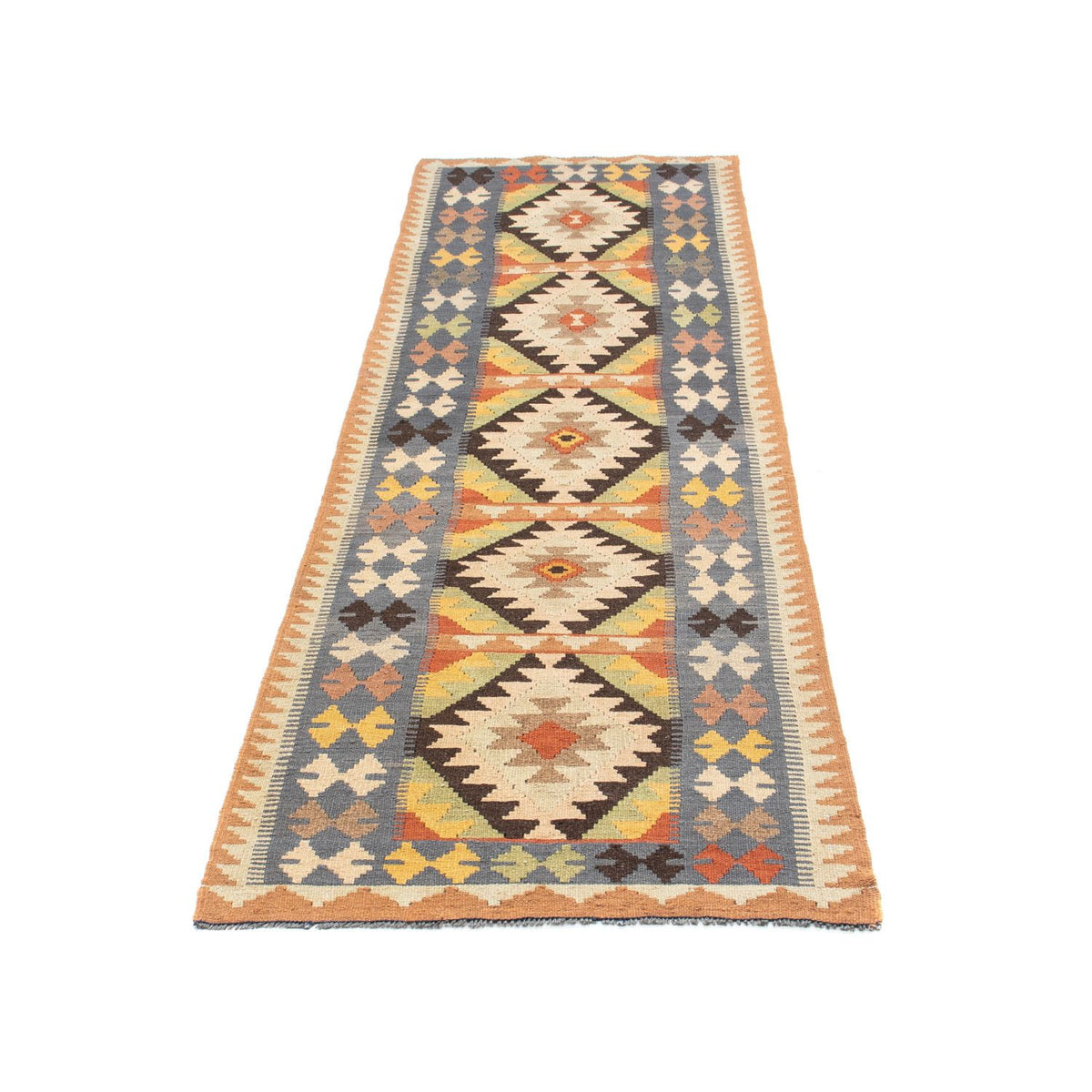 Tapis de couloir Tapis Kelim - Oriental - 230 x 69 cm - beige