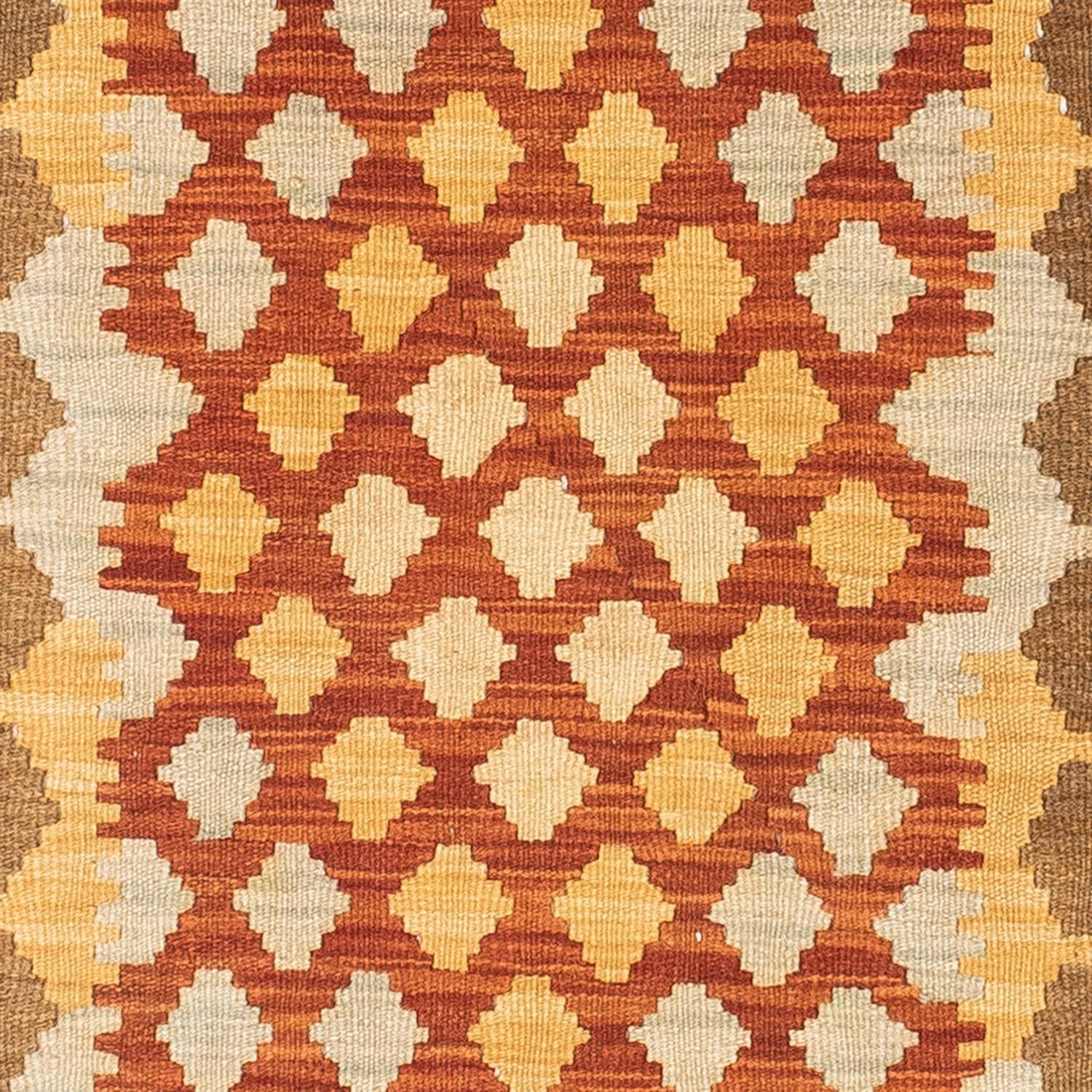 Tapis de couloir Tapis Kelim - Oriental - 191 x 74 cm - marron clair