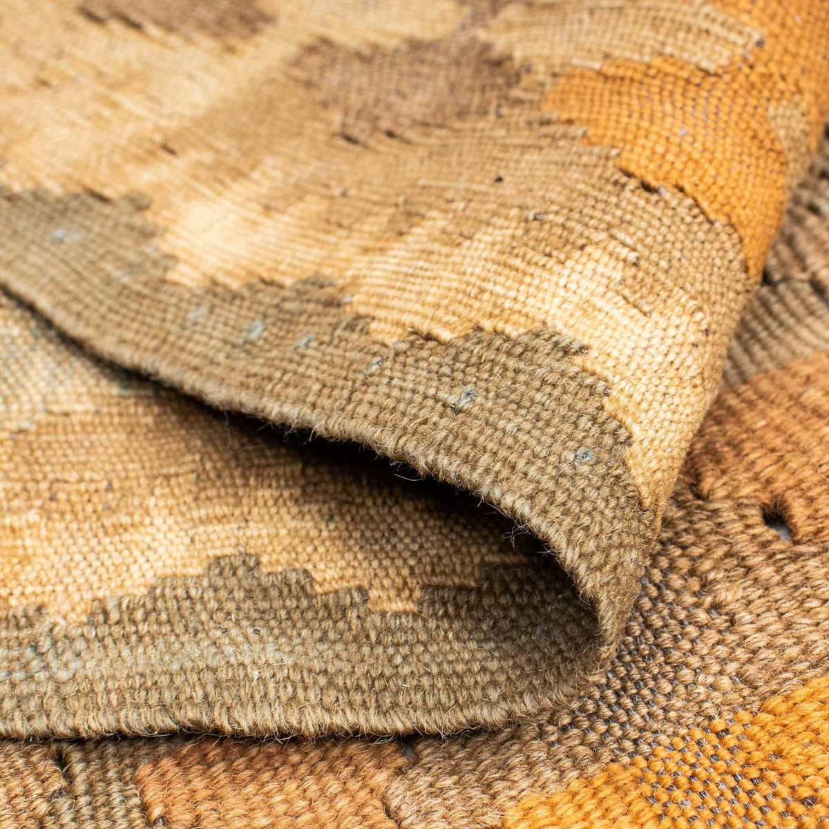 Tapis de couloir Tapis Kelim - Oriental - 198 x 81 cm - marron clair