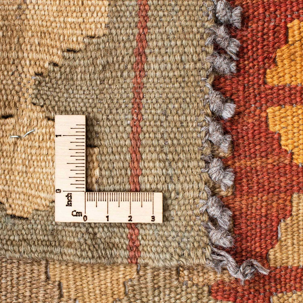 Tapis de couloir Tapis Kelim - Oriental - 198 x 81 cm - marron clair