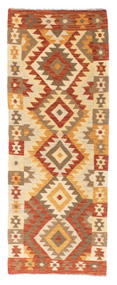 Tapis de couloir Tapis Kelim - Oriental - 197 x 69 cm - beige