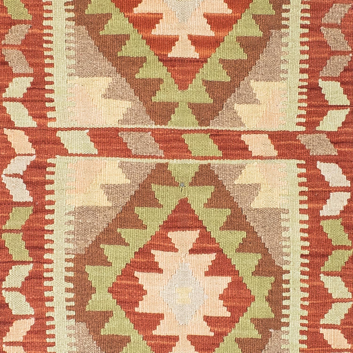 Tapis de couloir Tapis Kelim - Oriental - 196 x 86 cm - beige