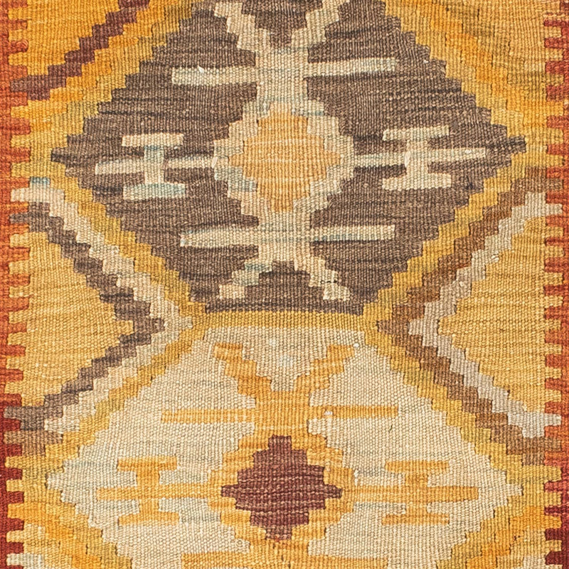 Tapis de couloir Tapis Kelim - Oriental - 185 x 75 cm - or