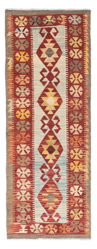 Tapis de couloir Tapis Kelim - Oriental - 206 x 77 cm - beige