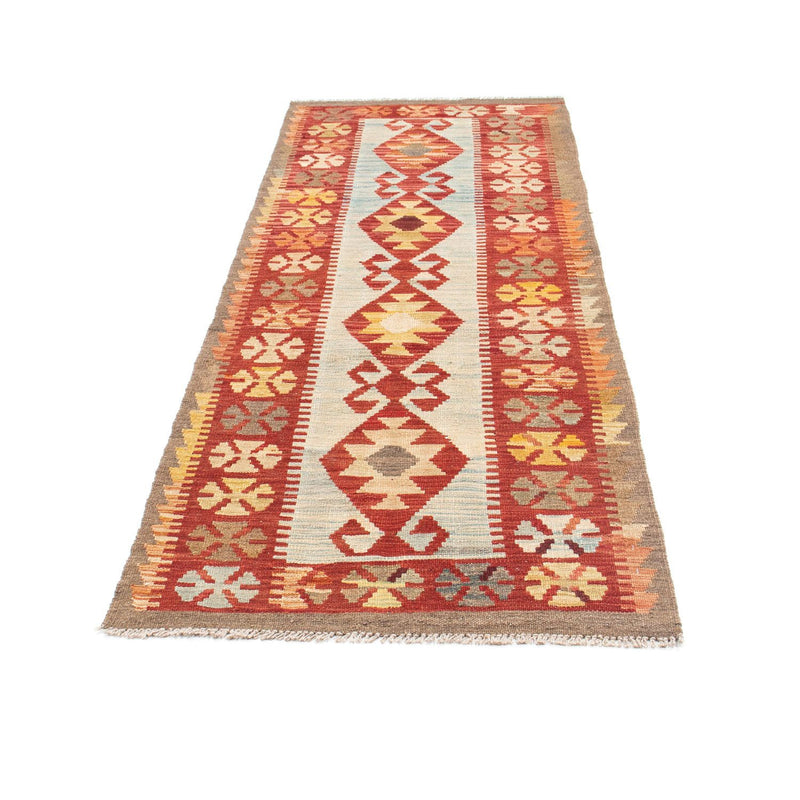 Tapis de couloir Tapis Kelim - Oriental - 206 x 77 cm - beige
