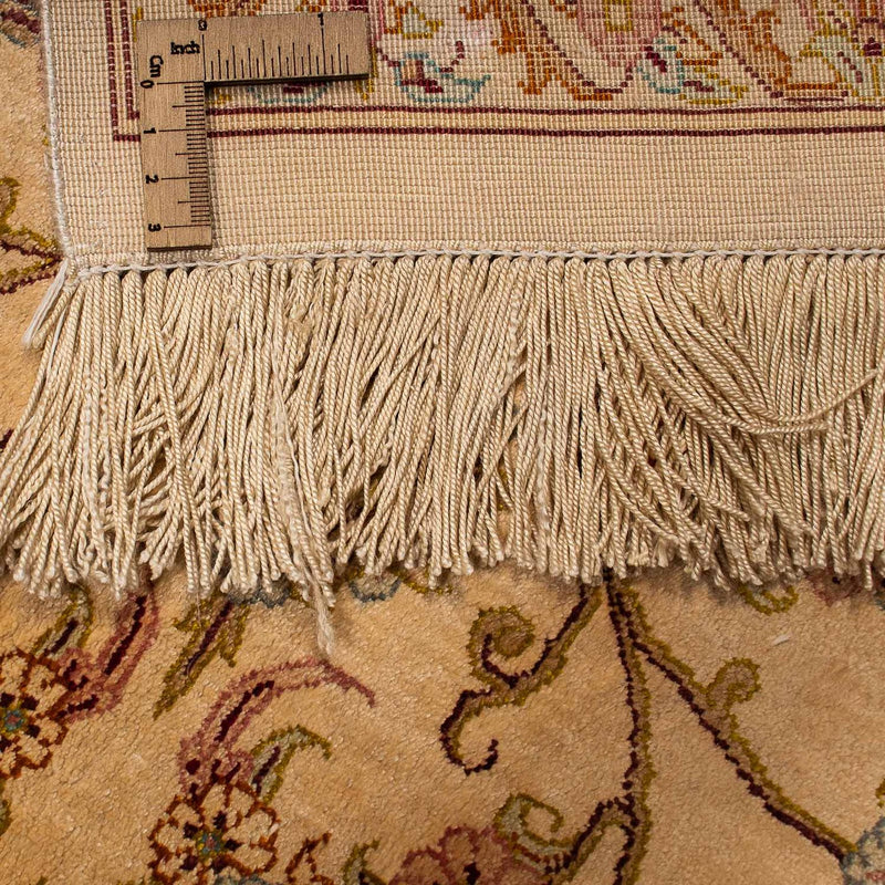 Tapis en soie - Ghom soie - Premium - 210 x 130 cm - beige