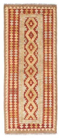 Tapis de couloir Tapis Kelim - Oriental - 200 x 85 cm - beige