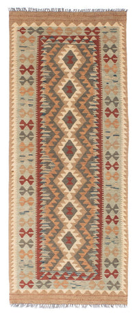 Tapis de couloir Tapis Kelim - Oriental - 198 x 80 cm - marron clair