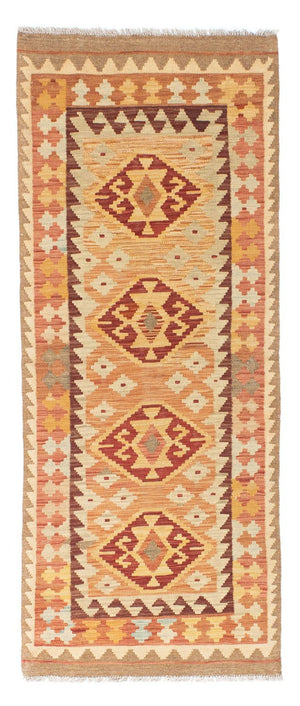 Tapis de couloir Tapis Kelim - Oriental - 189 x 75 cm - marron clair