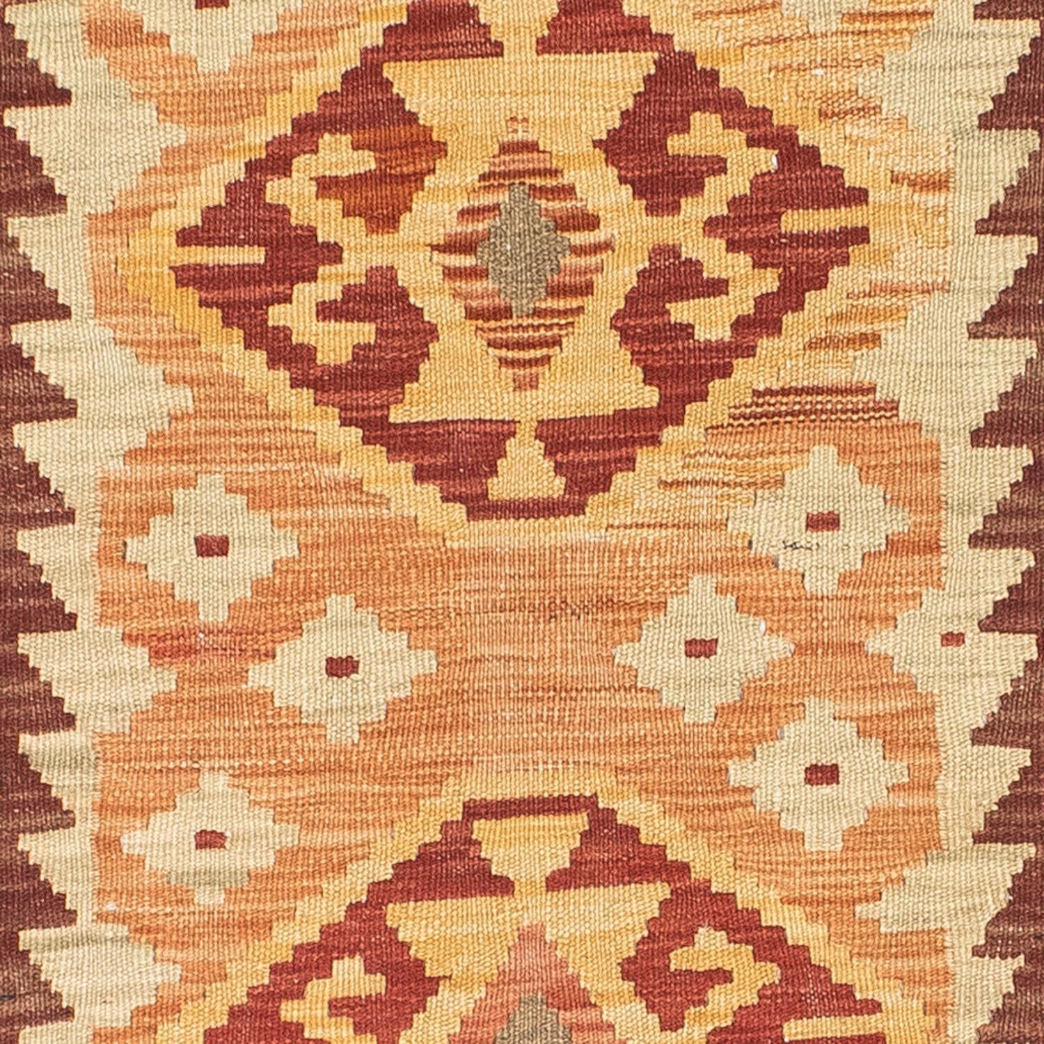 Tapis de couloir Tapis Kelim - Oriental - 189 x 75 cm - marron clair
