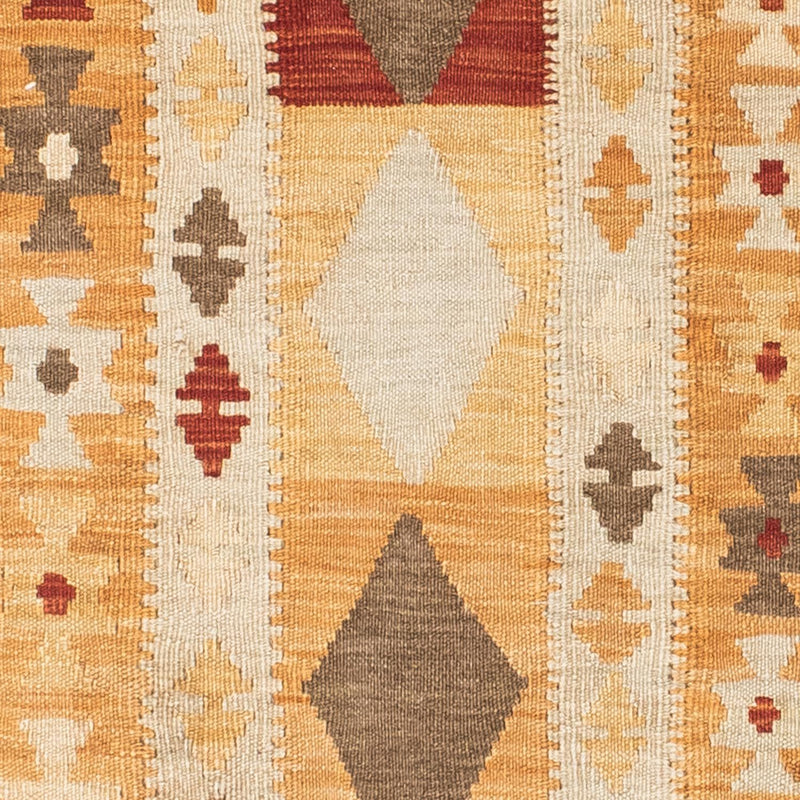 Tapis de couloir Tapis Kelim - Oriental - 196 x 72 cm - beige