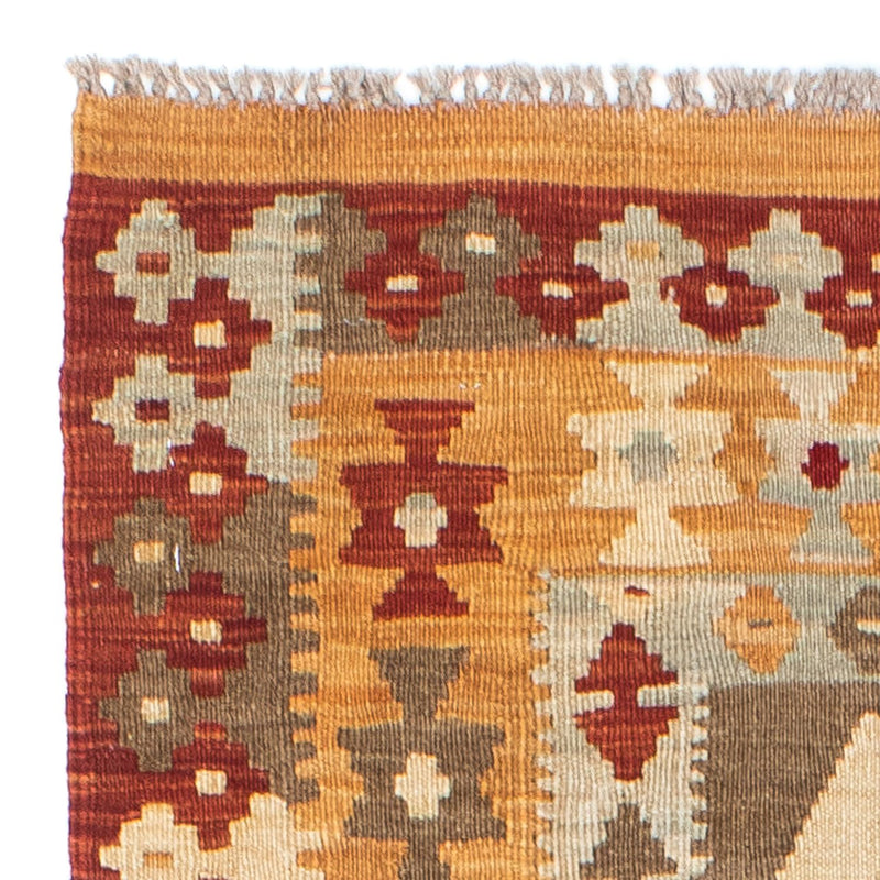Tapis de couloir Tapis Kelim - Oriental - 196 x 72 cm - beige
