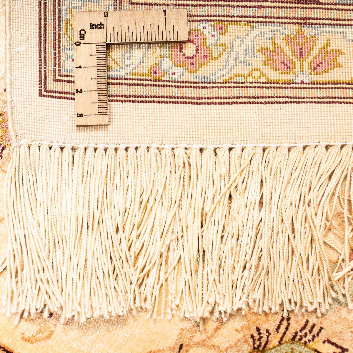 Tapis en soie - Ghom soie - Premium - 197 x 131 cm - beige