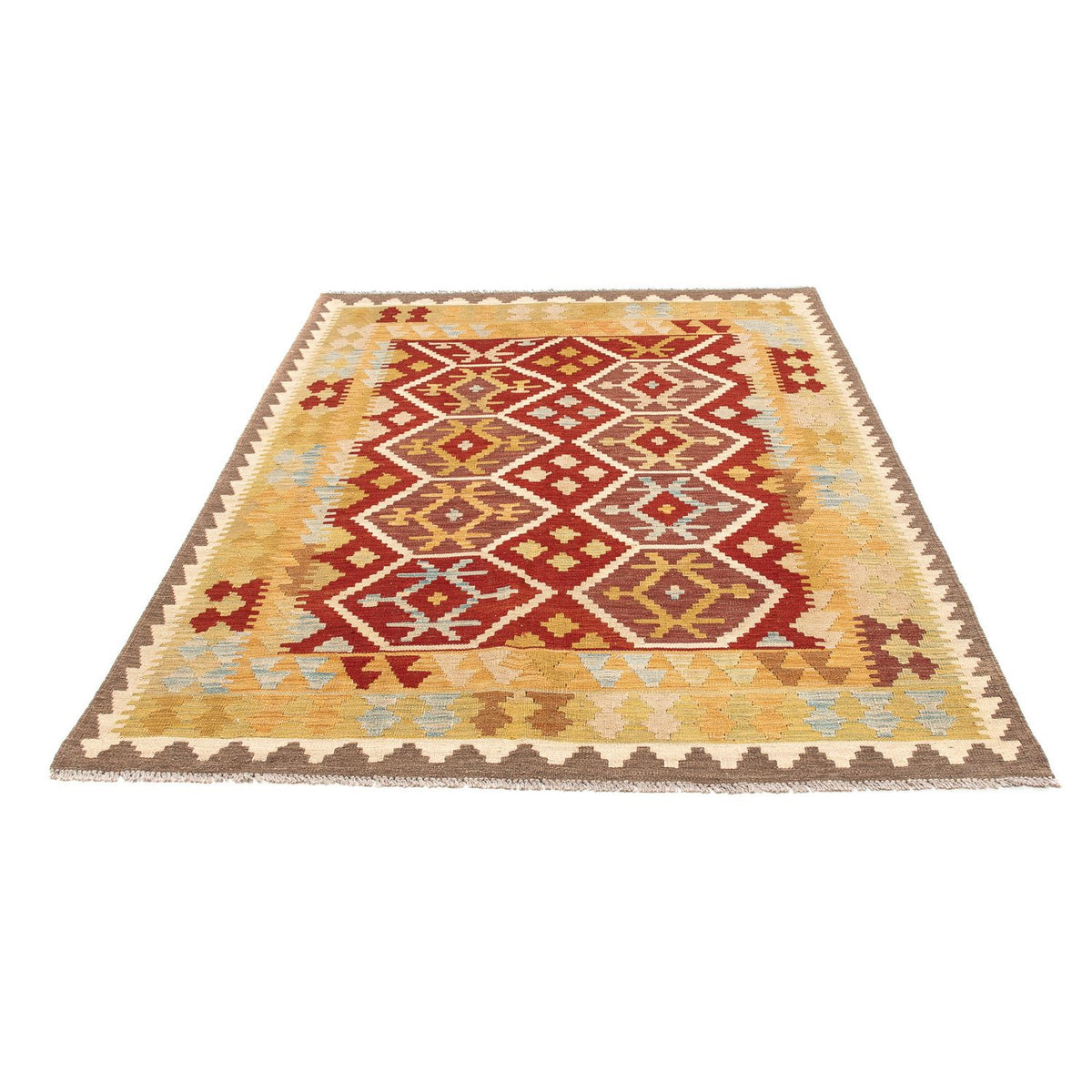 Tapis Kelim - Oriental - 199 x 147 cm - multicolore
