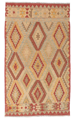 Tapis Kelim - Oriental - 196 x 143 cm - multicolore