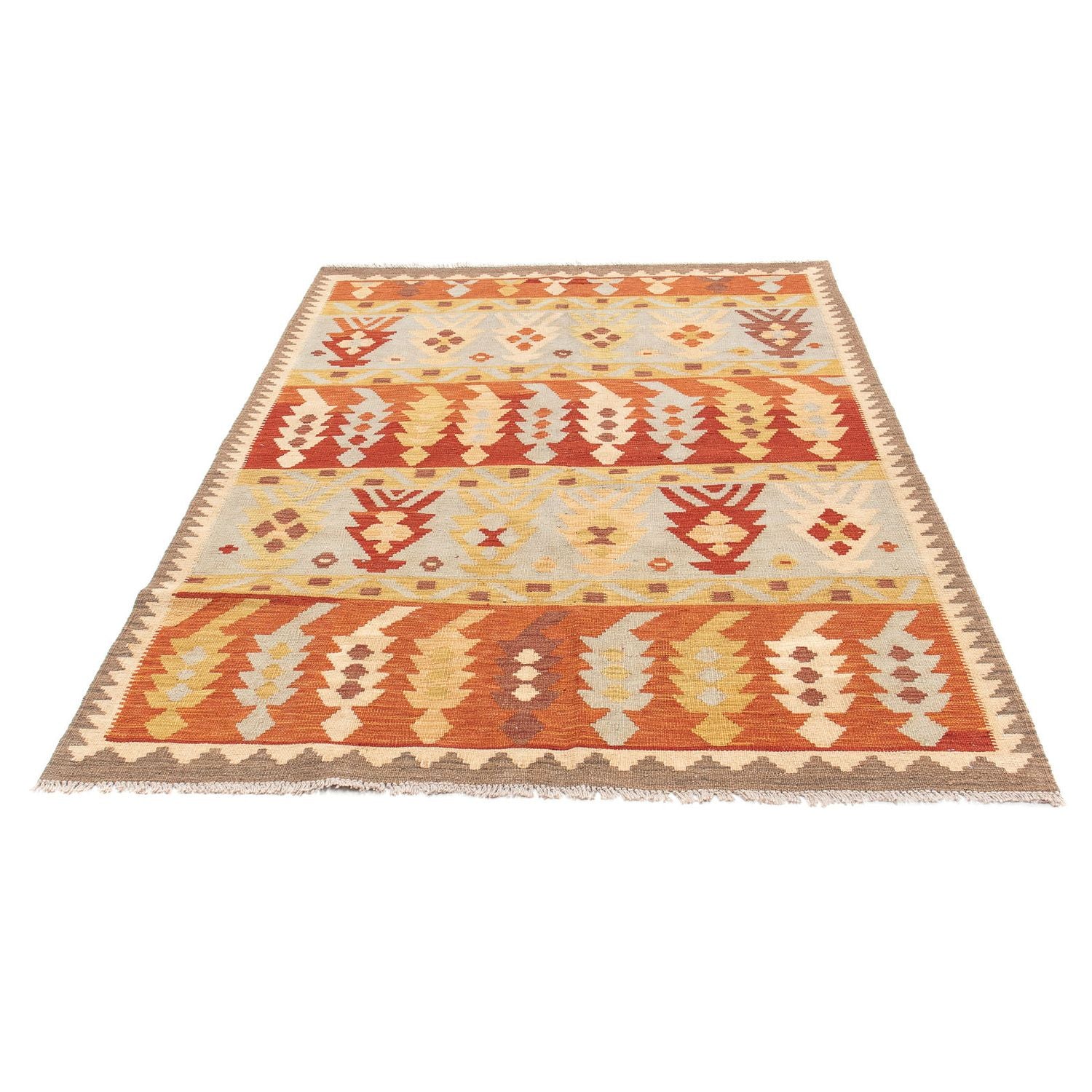 Tapis Kelim - Oriental - 193 x 142 cm - multicolore