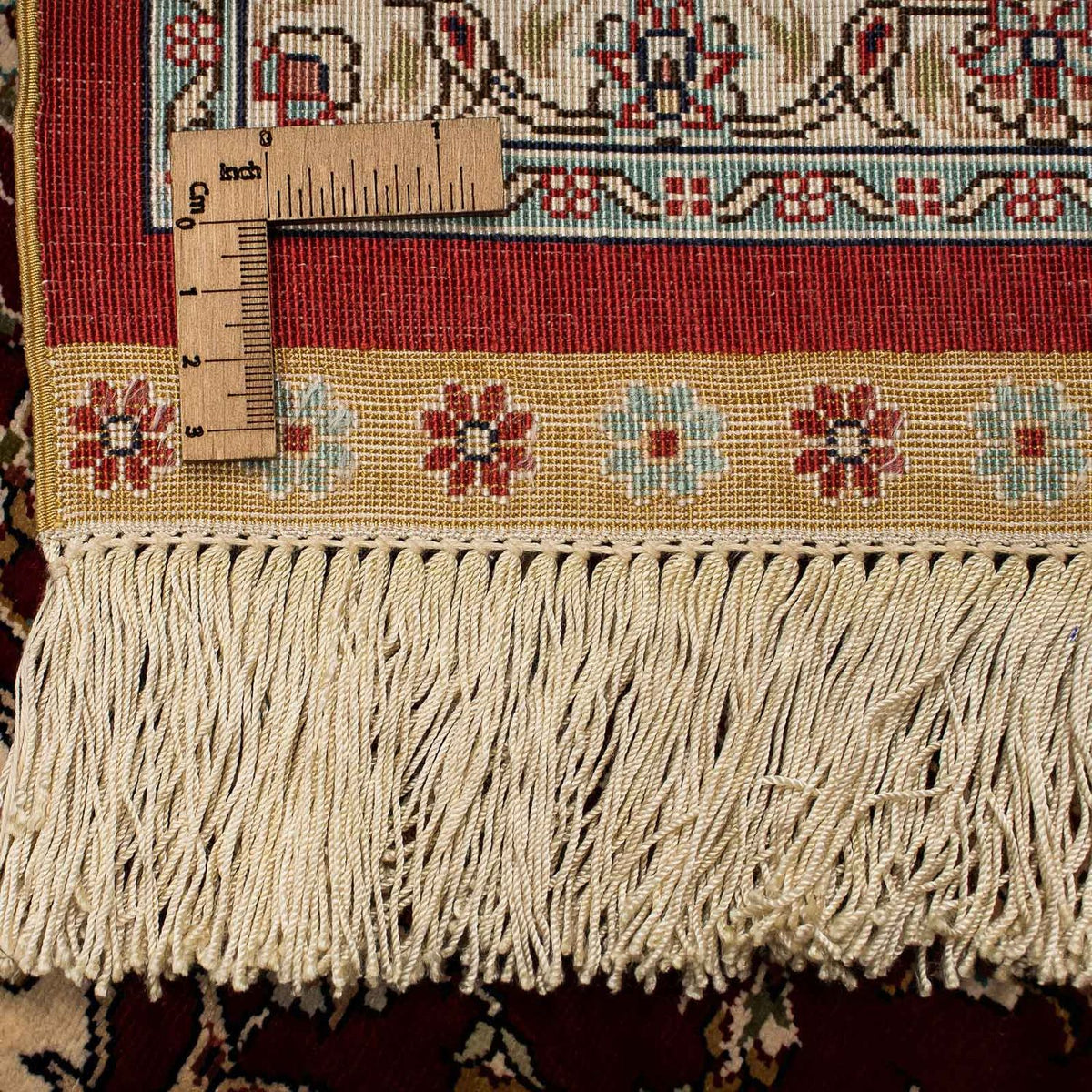 Tapis en soie - Soie chinoise - 198 x 137 cm - rouge foncé