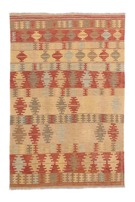 Tapis Kelim - Oriental - 196 x 152 cm - multicolore