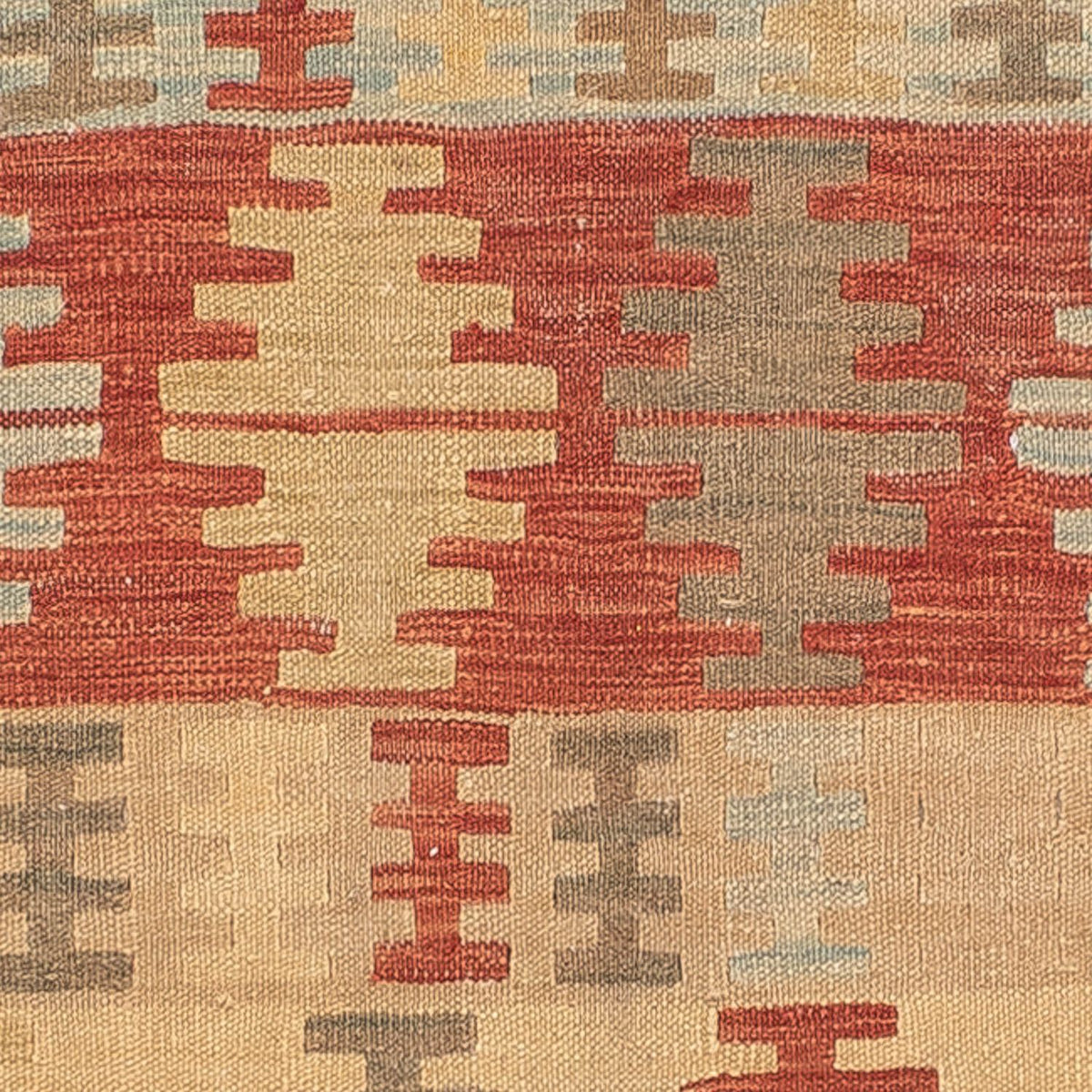 Tapis Kelim - Oriental - 196 x 152 cm - multicolore