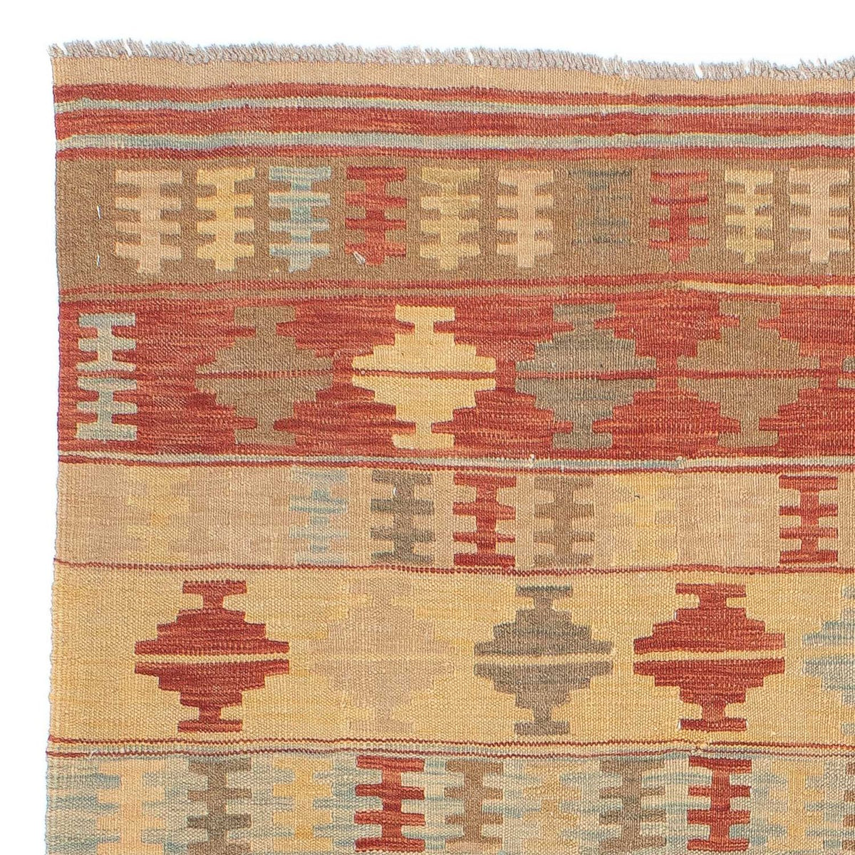 Tapis Kelim - Oriental - 196 x 152 cm - multicolore